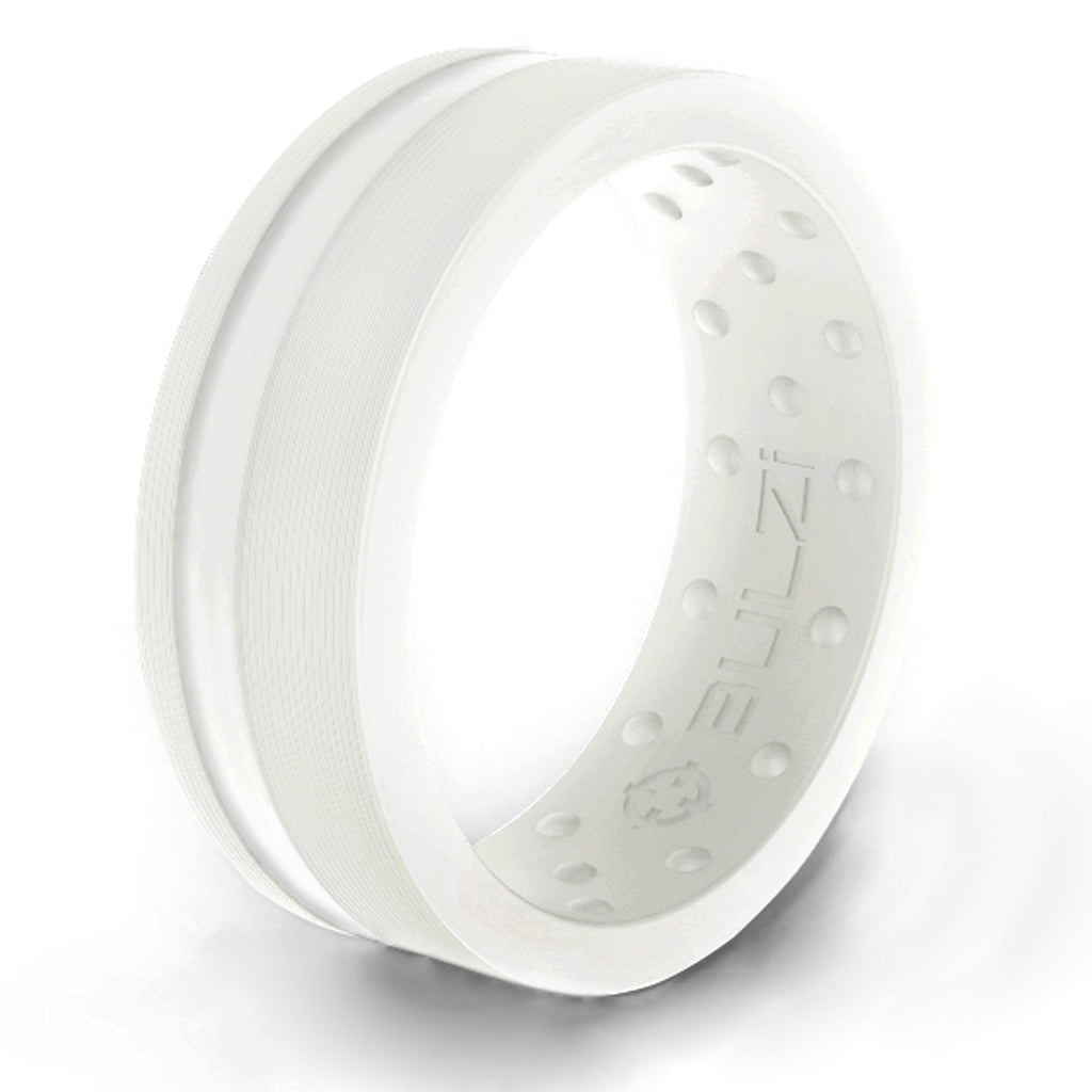 White silicone deals wedding ring